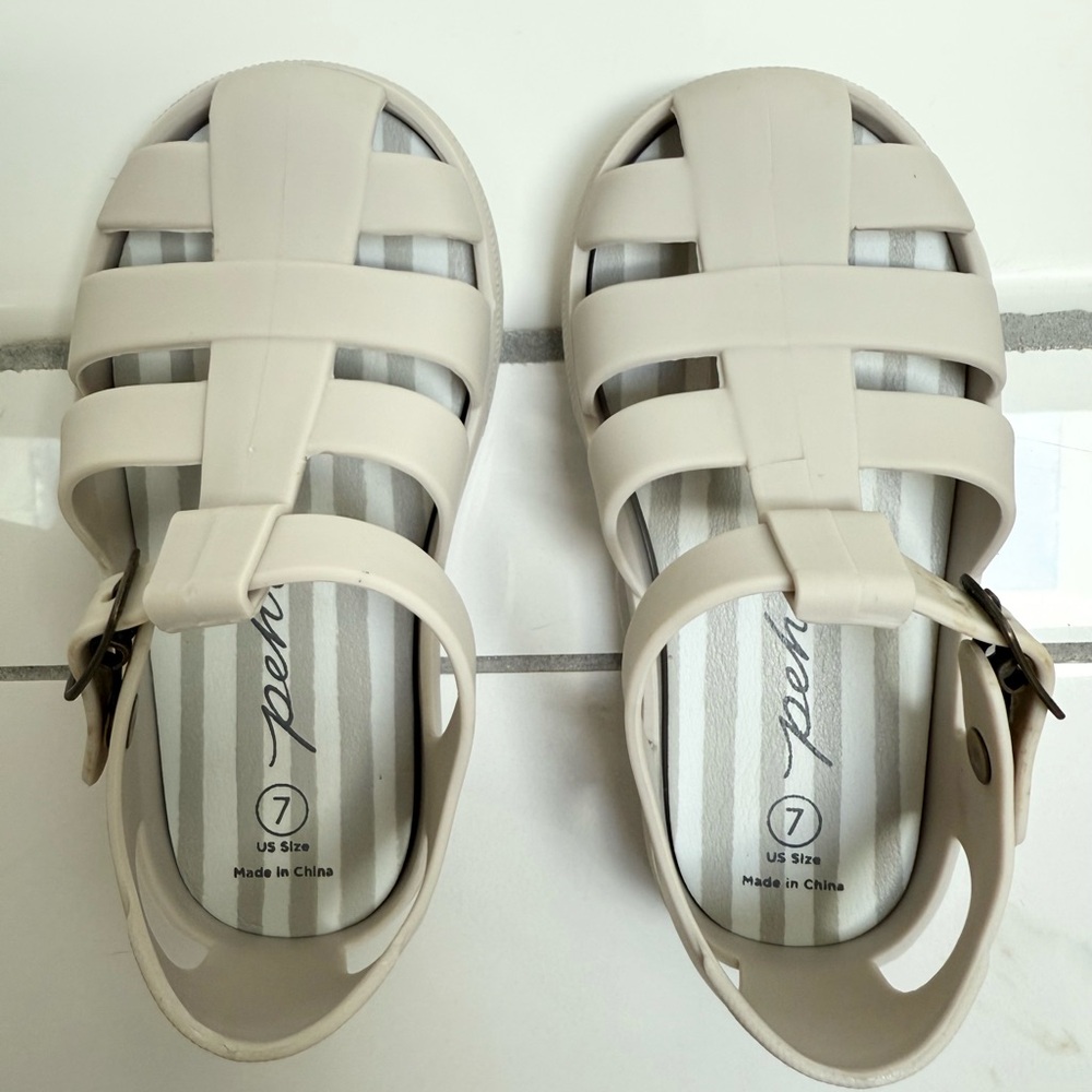 Pehr Stone Colored Sandals (Size 7)